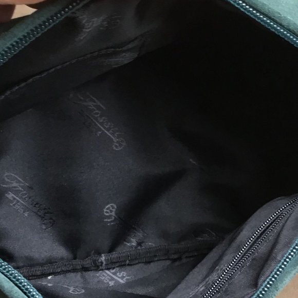 Fossil Green Suede Purse - Picture 8 of 10